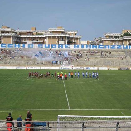 34-STADIO "Franco Fanuzzi"-Brindisi-Impr. ex Presidente del Brindisi in Serie B 1922-1974 
